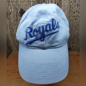 Kansas City Royals Baseball Hat Cap Adult One Size Fitted Blue Nike Embroidered